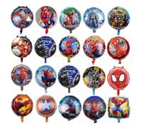 20 Pièces Ballons, Géant Feuille Ballons, Ballon Anniversaire, XXL Aluminium-Helium Ballons tête pour Mariages Décorations de Fête de Douche de Bébé Enfants,ballon helium anniversaire