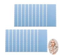 20 Pièces Bande d'Extension de Cheveux, Ruban d'Extension de Cheveux Alternative Adhésif de Remplacement Ruban Adhésif Adhesive Colle Perruque Bande de Perruque Ruban Cheveux et Les Extensions Tape-in