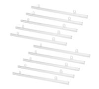 20 Pièces Barre Porte-bannière 50cm en Pvc pour Affiches