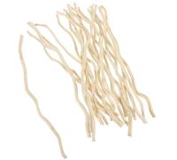 20 Pièces Bâtonnets de Bois Naturels pour Bricolage, Rustiques | Bois à Grain Visible, Teinte Jaune Claire, pour Fleuristes, Cadres, Vases et Ateliers Créatifs