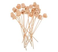 20 Pièces Bâtonnets Diffuseur en Rotin Beige, Recharge
