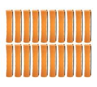 20 Pièces Bigoudis Américains Orange en Pp avec Capuchons