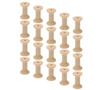 20 Pièces Bobines de Fil Vintage en Bois, Forme Sablier