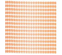 20 Pièces Bobines de Reliure à 30 Trous en Plastique | Compatibilité, Gestion Souple des Pages, Orange, Assemblage Rapide, Usage Bureau et Rapports