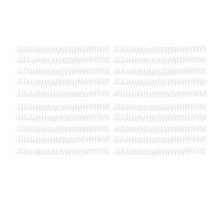 20 Pièces Bobines de Reliure en Plastique Transparent, Spirale 30 Trous 19mm, Anneaux de Reliure pour Cahier A4 A5, Fournitures de Bureau