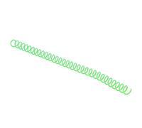 20 Pièces Bobines de Reliure en Spirale 30 Feuilles Capacité ABS Plastique Reliure en Spirale épines pour le Travail de Papeterie(Vert)