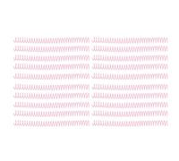 20 Pièces Bobines De Reliure En Spirale En Plastique À 30 Trous 19mm Diamètre Intérieur Pour Cahier A4 A5 Rose