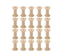 20 Pièces Bobines en Bois Vintage Inachevées, Forme Sablier