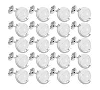 20 Pièces Boîte à Bonbons de Globe, Plastique Argenté | Contenant Mini Transparent pour Petites Douceurs, Espace Suffisant pour Accessoires, Usage Quotidien et Fête