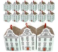 20 Pièces Boîte à Dragées Maison en Papier pour Mariage et Fêtes