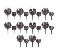 20 Pièces Boîte à Engrais Portable pour Bonsaï en Plastique Noir | Format Rond, Tailles Petite et Grosse, Lot, Usage Maison ou Ferme