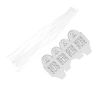 20 Pièces Boîte de Bonbons Ruban Croix du Christ en Papier Blanc | Présentation Décorative, Emballage Présent Raffiné, Usage Festival, Coffret Creux, Finition Élégante