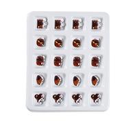 20 pièces/boîte de décorations d'ongles pour nail art pour attirer les regards sur les ongles Manucure pour salon à domicile Bijoux pour ongles