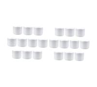 20 Pièces boîtes d'emballage de crème vides bouteilles de crème vides pot de maquillage vide recipient creme coffret creme se maquiller crème au beurre boîtes de crème cosmétique HAPINARY