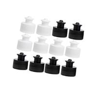 20 Pièces Bouchon à Pousser-tirer Réutilisable 28mm Plastique | Ouverture Rapide par Languette, Couvercle Vissable, Adapté aux Gourdes Sport Filetées, Hydratation Quotidienne, Déplacements