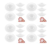 20 Pièces Bouchon de Bouteille Ventrale, Joint de Rechange | Blanc, Design Compressible et Ajusté, Étanchéité du Port de Boisson, Usage Bureau et École