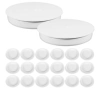 20 Pièces Bouchon de Tuyau de Vidange en Plastique Blanc 110 MM | Conduites PVC de 110mm, Finition Discrète, Usage Rénovation Salle de Bain et Maintenance