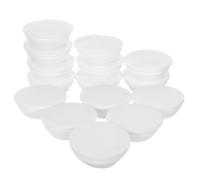 20 Pièces Bouchons en Silicone Ronds à Clipser pour Trous, Blancs | Finition Affleurante, Surface Lisse sans Bavure, Résistance à Chaleur, pour Maintenance Cuisine