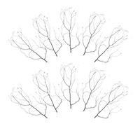 20 Pièces Bouquet Branche Bouleau Décorative Bois Café, pour Vase
