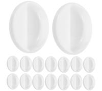 20 Pièces Bouton de Commande du Ventilateur en Plastique Beige
