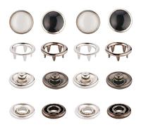 20 pièces bouton pression perle 2 couleurs imitation perle bouton costume chemise vêtements laiton bouton pression vêtements boutons