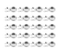 20 Pièces Boutons à Dos à Queue, Ronds Lisses 0,69 Pouce | Finition Polie Classique, Adaptés aux Tissus Épais, pour Couturiers Hommes, Projets D’ameublement Vintage