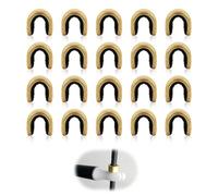 20 pièces Bowstring Nocks Buckle Clips Bowstring Nocking Point Bow String Buckle Clip Boucle en Laiton Cordes d'arc Clip Bowstring Nock Point Accessoires Tir à l'arc pour Arc à Poulies Arc Classique