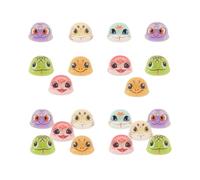 20 Pièces Breloques pour Ongles Tête de Serpent, Style Mignon | Décoration 2025 Année du Serpent, Légère pour Ongles Gel, Usage Quotidien et Fêtes