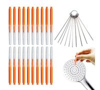 20 Pièces Brosse de Nettoyage Anti-Colmatage, Outil de Nettoyage de Petits Trous Mini avec Multi-Tailles Pics de Nettoyage, Kit Nettoyant Pommeau de Douche pour Buse Fente de Fenêtre