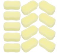 20 Pièces Brosse Éponge pour Cheveux, Outil de Nettoyage Léger | Mousse Jaune, Usage Coiffeur et Barbier, Balayage Doux des Mèches, Expérience Confortable et Délicate