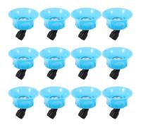 20 Pièces Buse de Brumisation Haute Pression avec Pare-Vent Bleu | PE, Fixation Rapide, Réduit la Dérive des Gouttelettes, Adaptée aux Plantes de Serrage et Systèmes D’irrigation