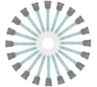 20 Pièces Buse de Mélange Époxy 1: 1 à Spirale Statique | Mélange Précis, Résistance Chimique, Fixation sur Pistolets de Dosage, Usage pour Potting Électronique et LED