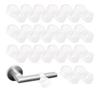 20 PièCes Butee de Porte, Pvc Stop Porte, Protection Poignee Porte, Protege Porte, PoignéE D'ArrêT de Porte Transparente, ProtèGe les Portes, les FenêTres, les Murs et les Meubles