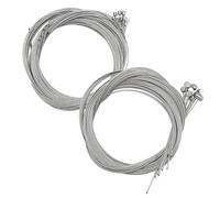 20 Pièces Câble de Frein Vélo Câble de Manette de Vitesse de Vélo | 10 Cable Frein Velo 1.8 m, 10 Câble de Dérailleur 2 m, Universel Câble de Frein Avant et Après Vélo, pour VTT Vélo Course