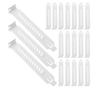 20 Pièces Cache de Fente D'extension Pci Blanc en Alliage 4, 7