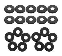 20 Pièces Cache Fourche de Fauteuil Roulant Pa Fin 6 et 8 Pouces Noir | Surface Lisse, Garde la Direction Souple, Limite Poussière et Objets, pour Maisons et Centres de Rééducation