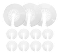 20 Pièces Cache-orifice de Climatiseur Blanc en ABS | Trous Traversants de Climatisation, Usage Intérieur ou Extérieur, Structure Légère, Étanche