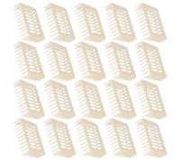 20 Pièces Cage de Reine Apicole en Plastique, Beige, Ventilée | Élevage et Transport des Reines, Espace Dédié, Légère et Portable, pour Apiculteurs Professionnels
