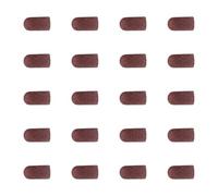 20 Pièces Capes De Ponçage Ergonomique 80-180 GRIT PERFORMANCES DÉTRATIVES POUR LA MANICURE PECICURE ET PODIATRY CAPS