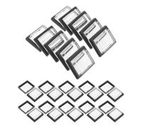 20 Pièces Capuchon D’interrupteur à Bascule Transparent, 25x31 MM | Plastique, Vue Claire du Levier, Bord Amortisseur, pour Bateau, Camion, Panneaux de Commande