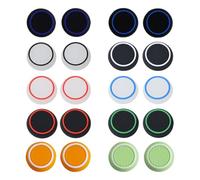 20 Pièces Capuchon Joystick PS5 Manette,Control Freak PS5,Capuchon Joystick Switch pour Xbox One Series PS4/5 Accessoires,Protection Manette Edge Noir,Grip de Accessoires Xbox