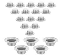 20 Pièces Capuchons de Protection en Acier Inoxydable, Argenté | Bouchons Étanches à Pluie, Résistance à Corrosion Vent, pour Toiture et Automobile