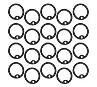 20 Pièces Cercle de Silence pour Médaille de Chien en Silicone