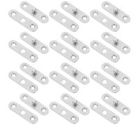 20 Pièces Charnière Pivotante Rotative Cachée, 360 Degrés | Diamètre D’axe 7mm, Trous de Montage 4,5mm, Paire Supérieure et Inférieure pour Portes de Meuble