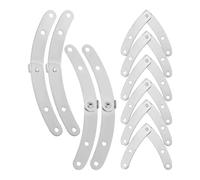 20 Pièces Charnières de Support pour Couvercle, de Boîte, Métal | Mouvement Contrôlé, Design à Tampon Complet, Résistance à Rouille, pour Armoires et Fenêtres