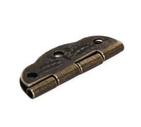 20 Pièces Charnières en Fer Gravé Miniatures Vintage | Réparation de Boîte à Bijoux, Projets Créatifs et Maisons de Poupées, Format Délicat pour Atelier