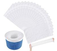 20 Pièces Chaussettes de Skimmer pour Piscine Nylon pour Panier Skimmer Réutilisable Chaussette Filtre Piscine Protégez La Piscine Propre Feuilles Écume