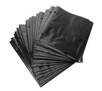 20 Pièces Classeur de Partitions PVC Imperméable à 2 Trous | Pages à Double Face, Format Compact pour Répétitions et Concerts, Noir, pour Feuilles de Musique