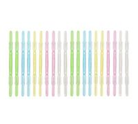 20 Pièces Clips de Reliure en Plastique pour Cahiers et Agendas | Surface Lisse, Installation et Retrait Faciles, Organisation Portable, pour Enseignants et Travail de Bureau