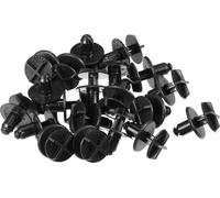 20 Pièces Clips de retenue de grille de type poussoir compatibles pour Ford Explorer 2020-2023, Rétention inférieure en plastique noir durable